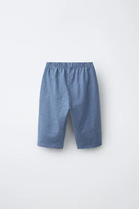 TEXTURED COMBINATION PANTS