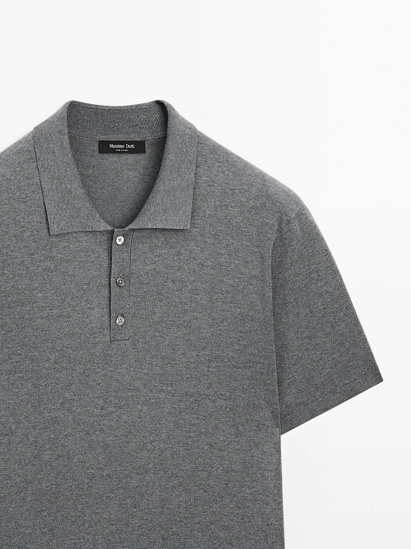Polo en maille de coton