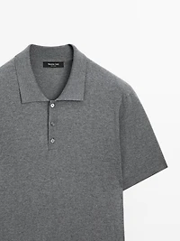 Polo en maille de coton