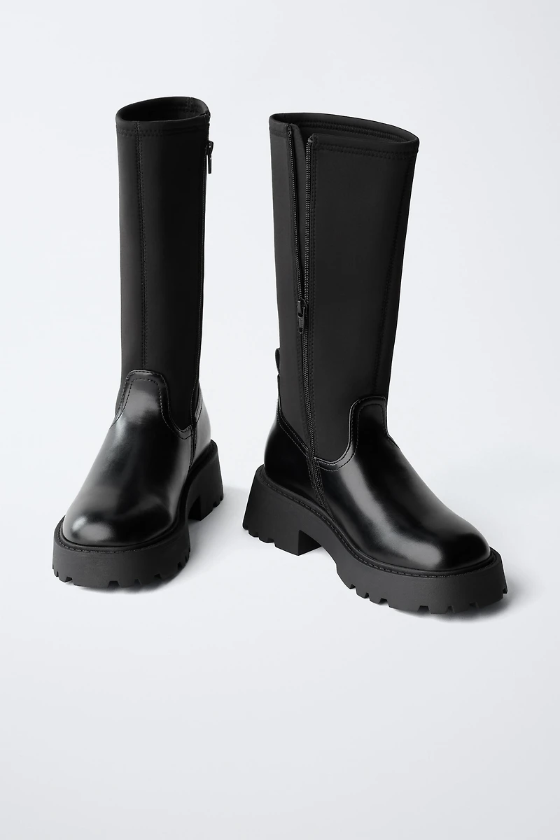 HIGH SHAFT SOCK BOOTS