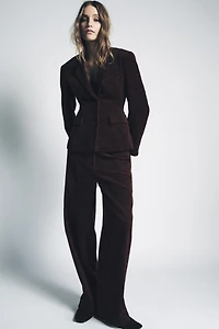 ZW COLLECTION WIDE LEG CORDUROY PANTS