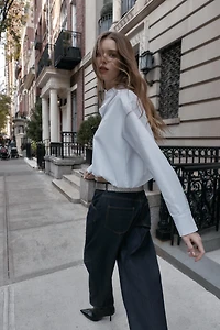 BALLOON POPLIN SHIRT