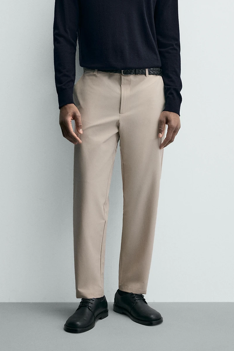 REGULAR FIT STRETCH PANTS