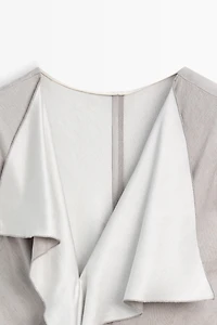 Flowing dress with ruffle detail - STUDIO
