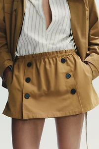 JUPE-CULOTTE BOUTONS