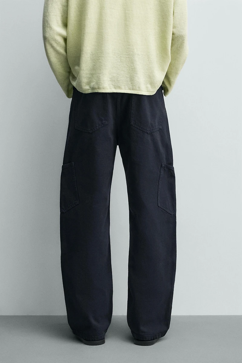 STRAIGHT FIT CARGO PANTS