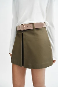 BELTED SKORT
