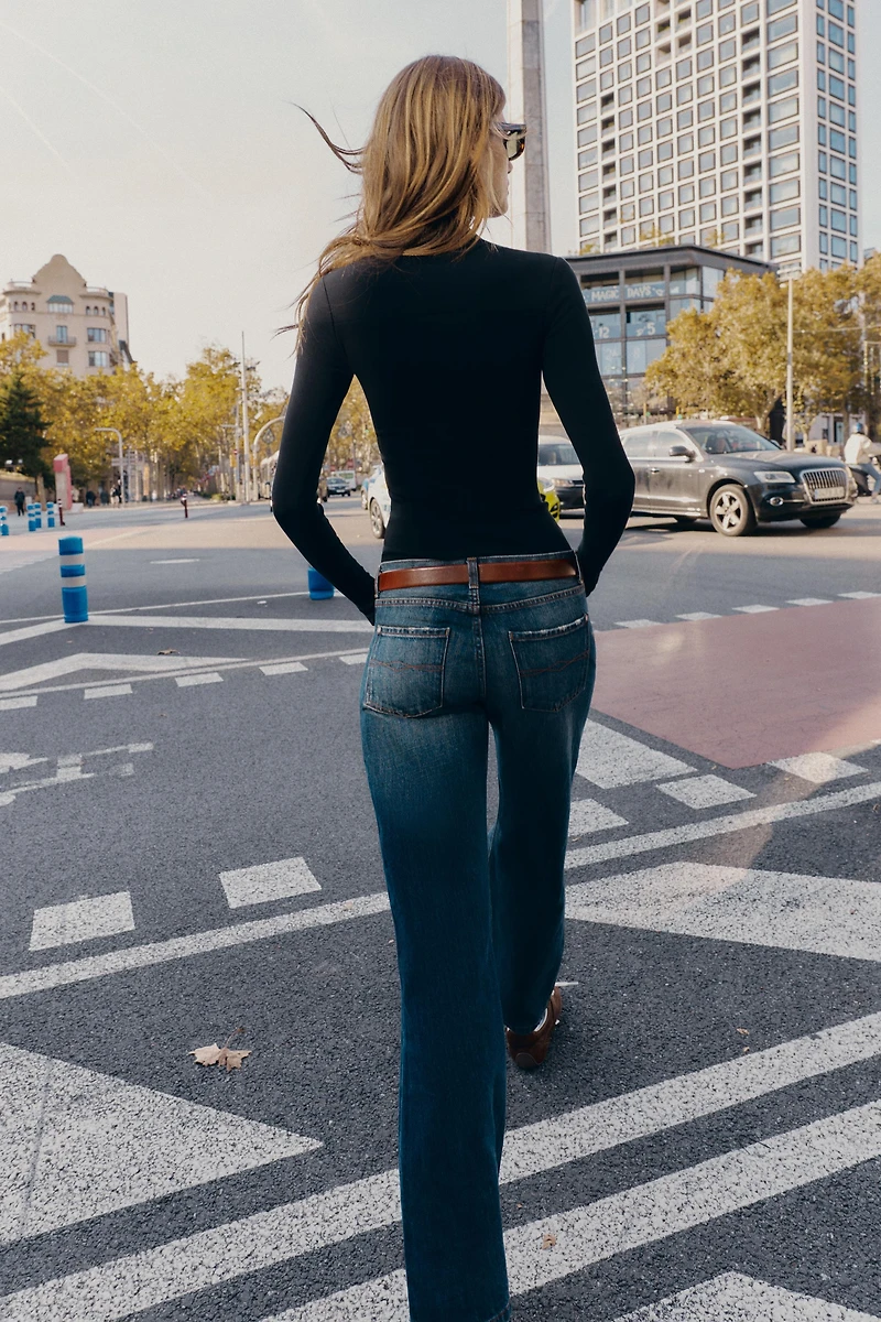 RIB LONG SLEEVE T-SHIRT