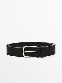 Nappa leather belt