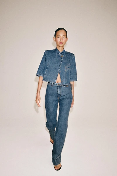 JEAN ZW COLLECTION ÉVASÉ TAILLE HAUTE