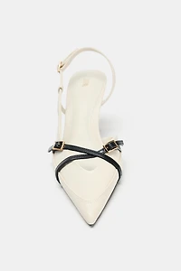 BUCKLED STRAP HEELED SHOES