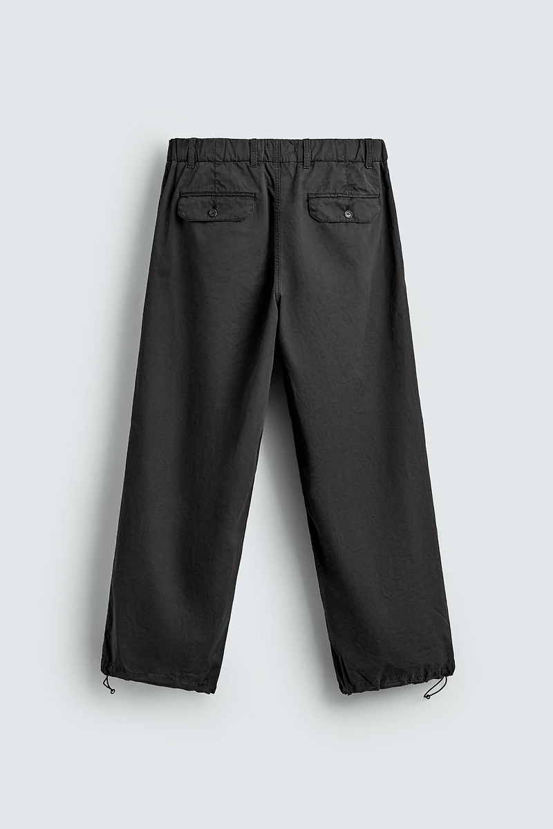 RELAXED FIT COTTON PANTS AARON LEVINE X ZARA