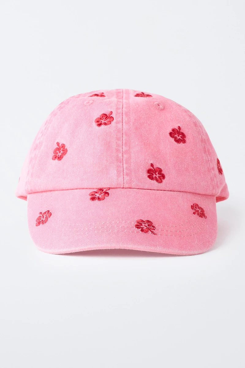 CASQUETTE HIBISCUS BRODÉS