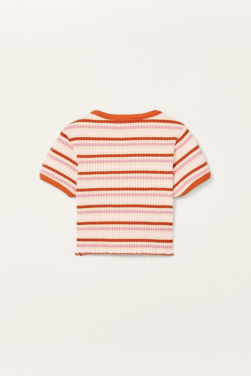 LIMITED EDITION STRIPED CROP TOP