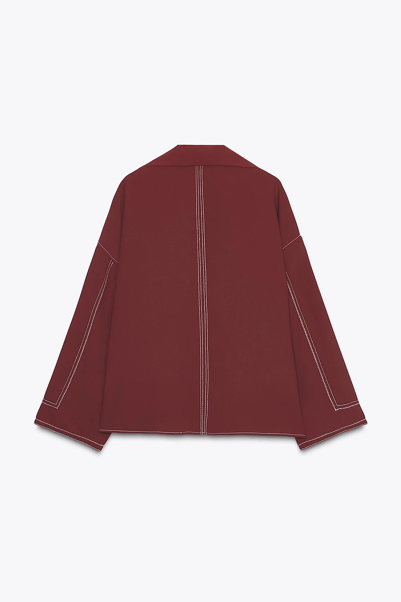 CHEMISE SURPIQÛRES CONTRASTANTES