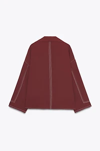 CHEMISE SURPIQÛRES CONTRASTANTES