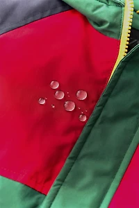 WATER REPELLENT COLORBLOCK PUFFER JACKET