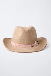 CHAPEAU COWGIRL ÉTOILES