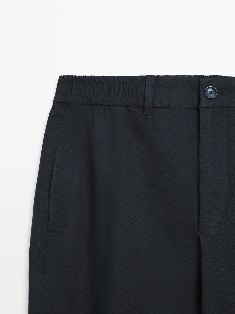 Pantalon de jogging en coton mélangé