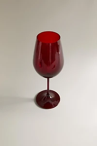 CHRISTMAS CRYSTALLINE RAISED DESIGN GLASS