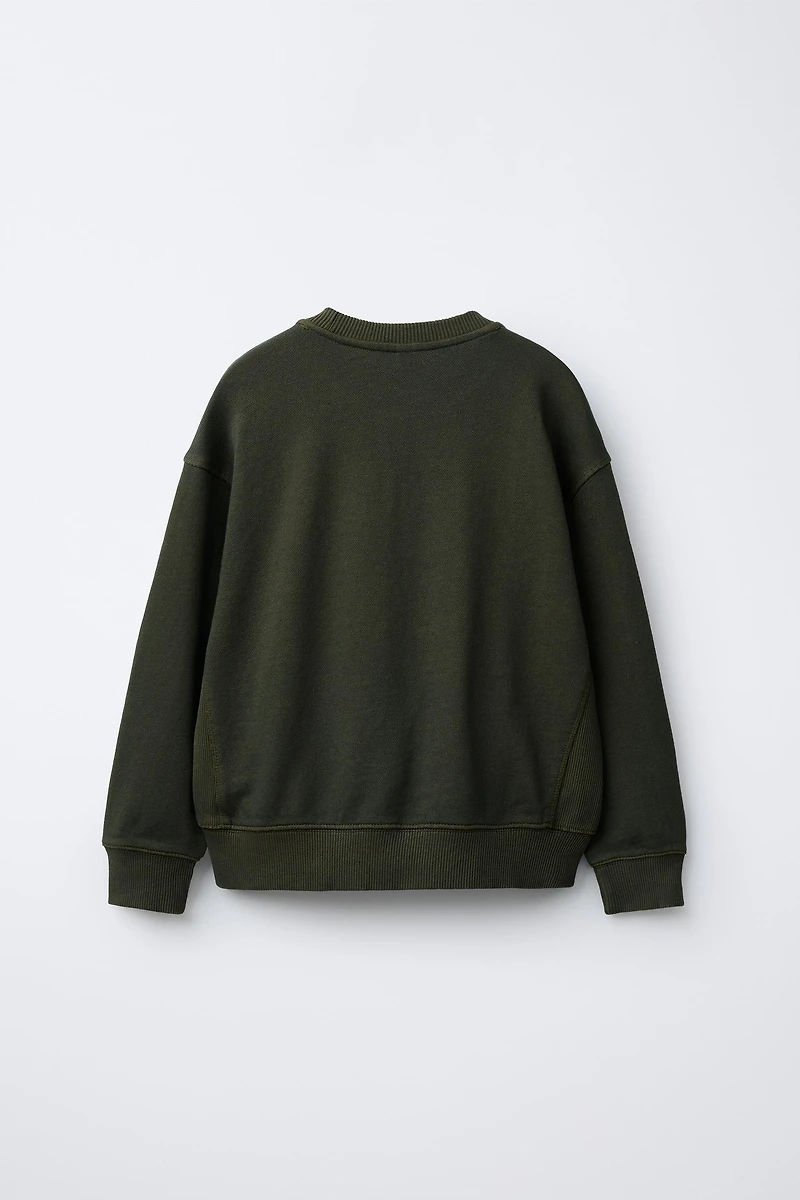 GARMENT DYE SWEATSHIRT