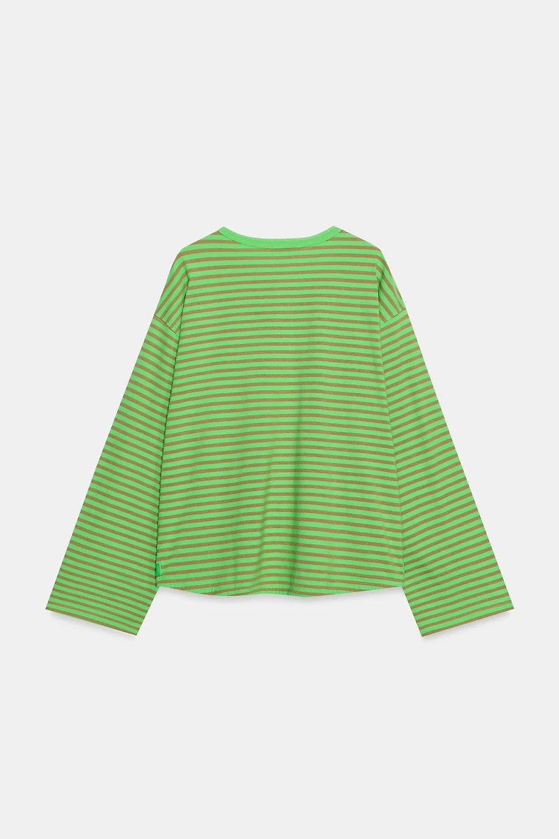 LONG SLEEVE STRIPED T-SHIRT