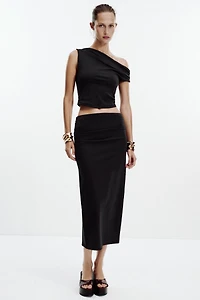 ASYMMETRIC TEXTURED TOP