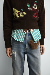RIPPED FLARE FIT JEANS HARRY LAMBERT FOR ZARA X DISNEY