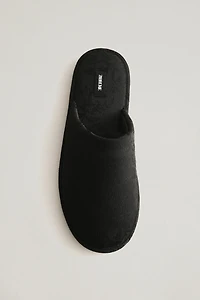 JACQUARD MULE SLIPPERS
