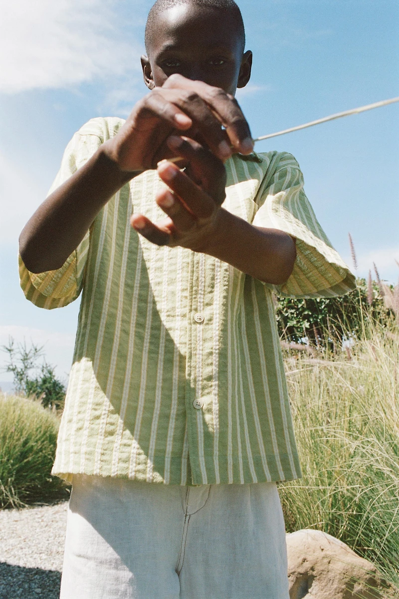 STRIPED POCKET SHIRT