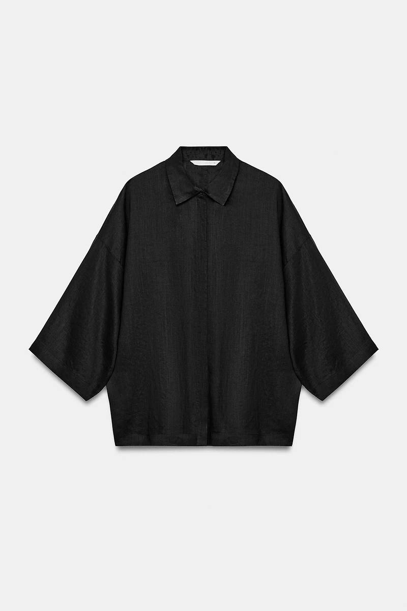 ZW COLLECTION FLOWY OVERSIZED SHIRT