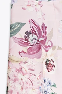 FLORAL PRINT PANTS