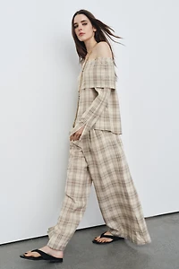 PLAID PANTS ZW COLLECTION
