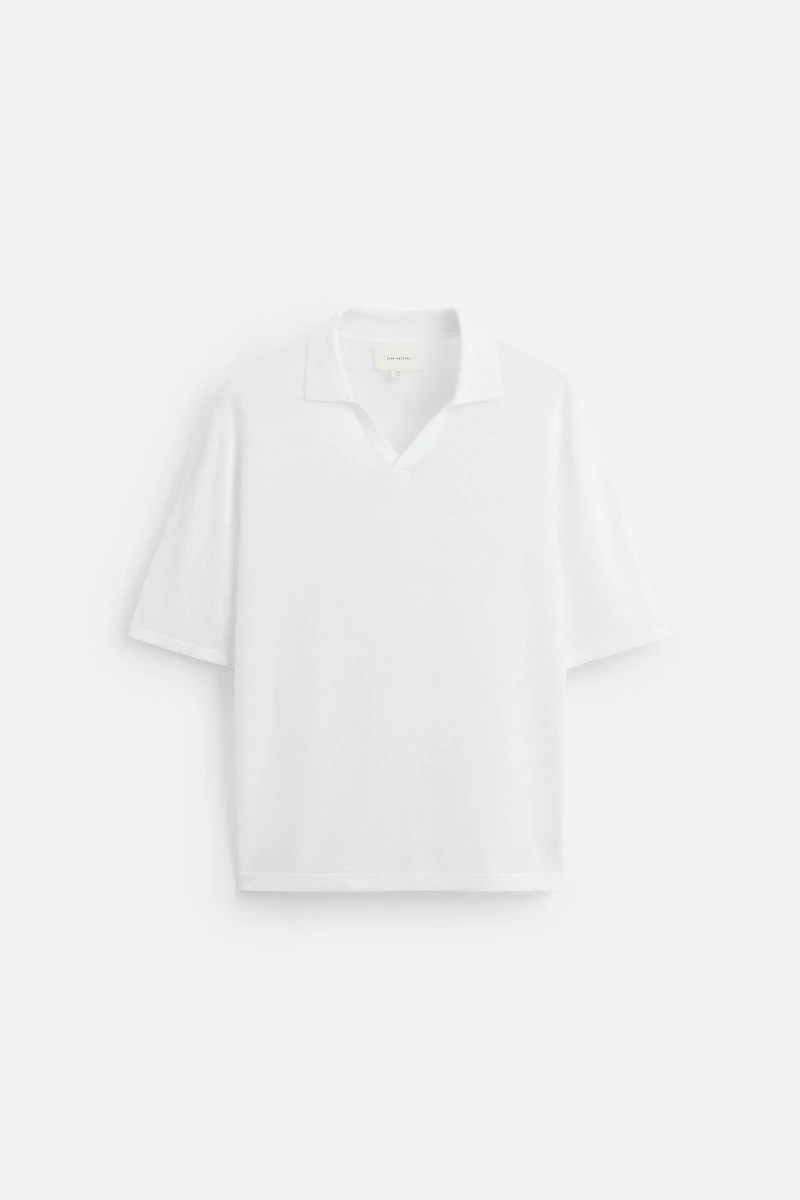 POLO EN MAILLE 100 % CHANVRE