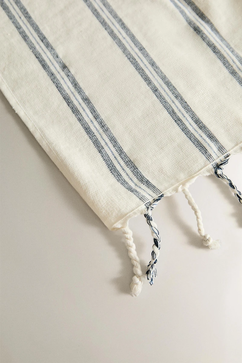 STRIPED PAREO BEACH TOWEL