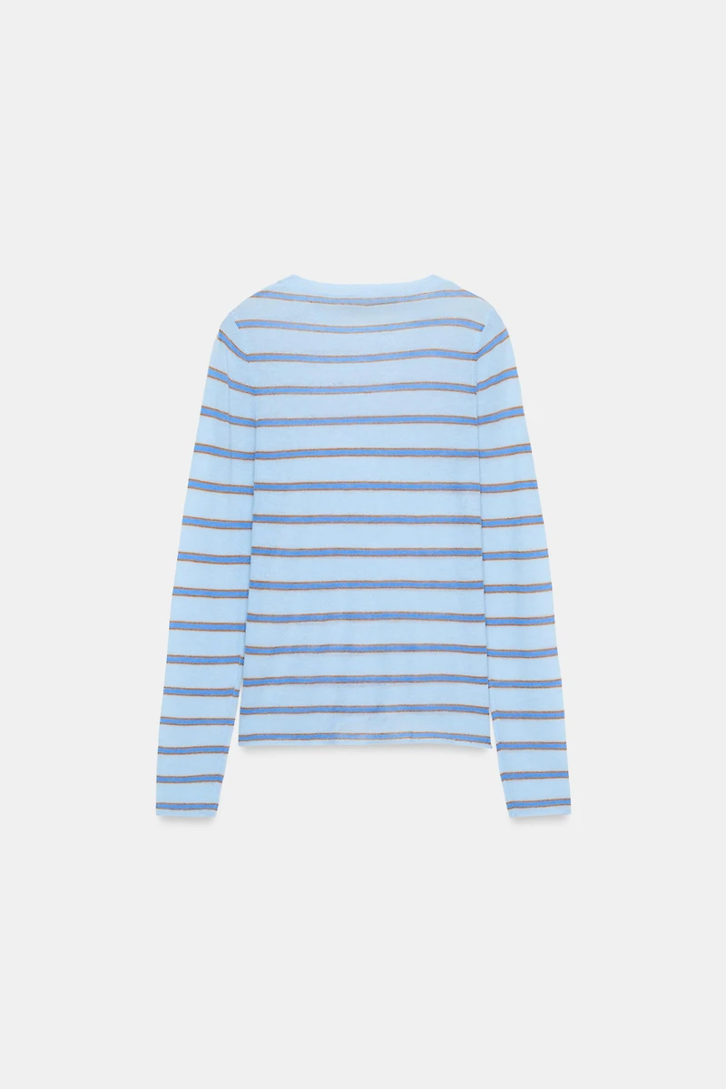 STRIPED WOOL JUMPER