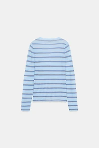 STRIPED WOOL JUMPER
