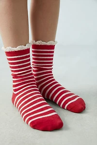 TWO-PACK OF LONG STRIPED SOCKS