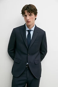 100% wool suit blazer