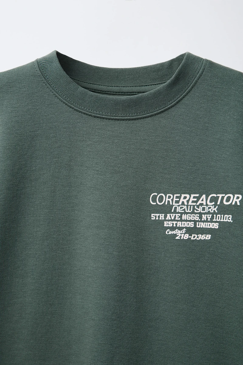 INTERLOCK T-SHIRT AND BERMUDA SET