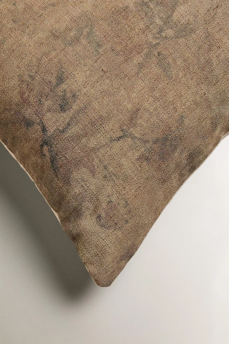 HOUSSE DE COUSSIN FLEURS