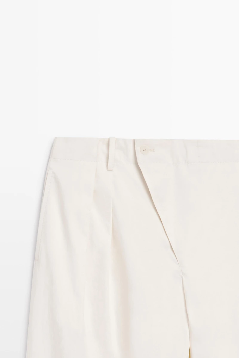 Pantalon à plis et fermeture croisée - STUDIO