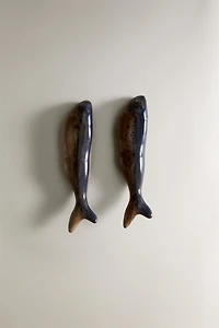 LOT PORTE-PIQUES CÉRAMIQUE POISSON (LOT DE 2