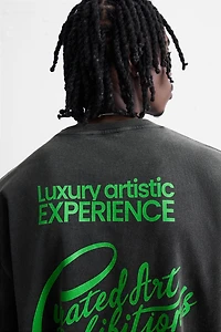 WASHED TEXT T-SHIRT