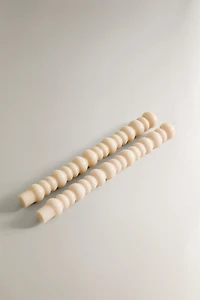 PACK OF WAVY DECORATIVE CANDLES (PACK 2)