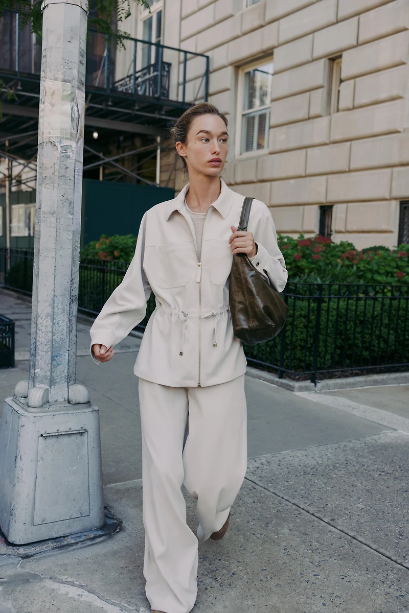 ADJUSTABLE WAIST POCKET JACKET