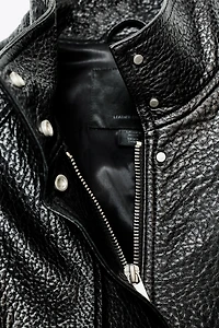 LEATHER BOMBER JACKET ZW COLLECTION LIMITED EDITION