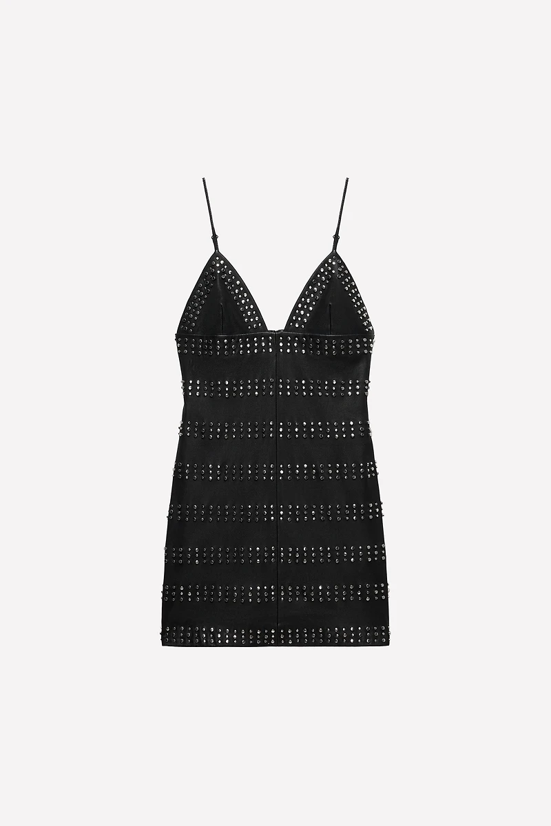 STUDDED LEATHER DRESS LUDOVIC DE SAINT SERNIN x ZARA