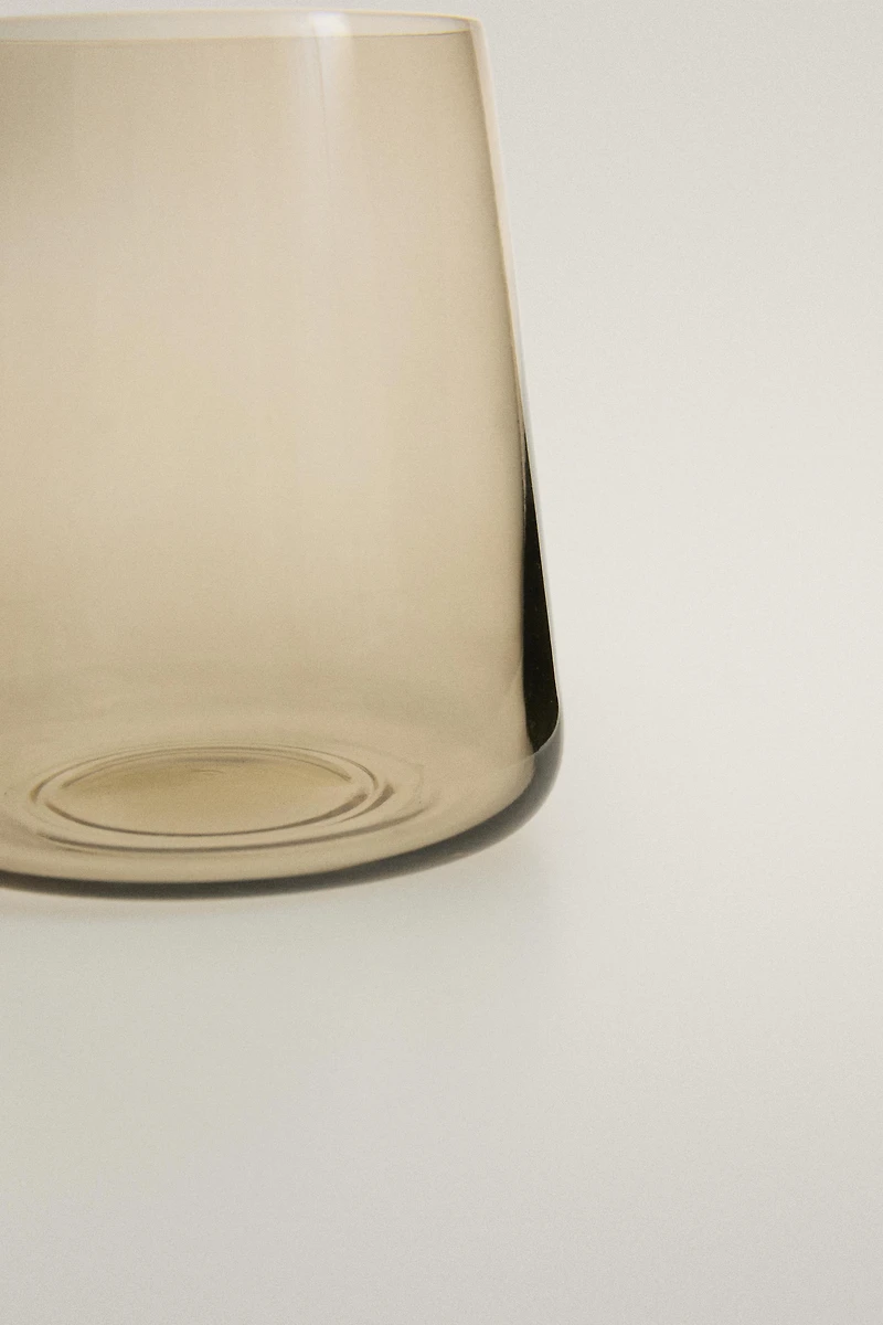 CONICAL CRYSTALLINE TUMBLER
