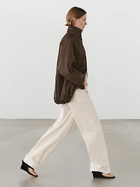 Puffer jacket with pocket details